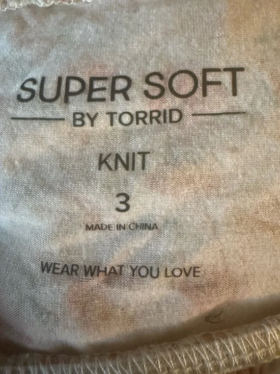 Torrid 3 Floral Cami Super Soft Knit Tank Orange Yellow Cottage Core - Picture 8 of 8